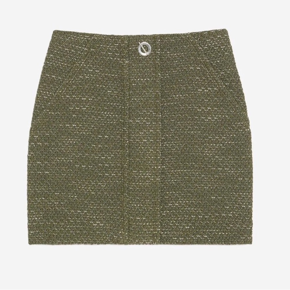 Sandro skirt. Size 1 (0 in US sizing). Beautiful green color!